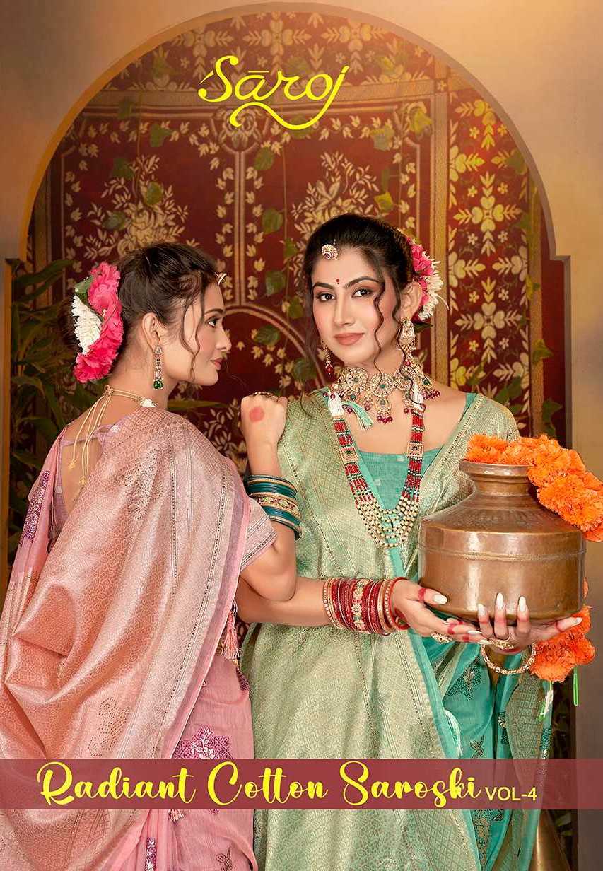 Saroj Radiant cotton vol.4 Soft cotton silk saree 