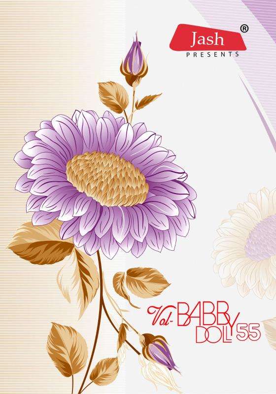 jash launch baby doll vol 55 cotton print casual wear salwar suits 
