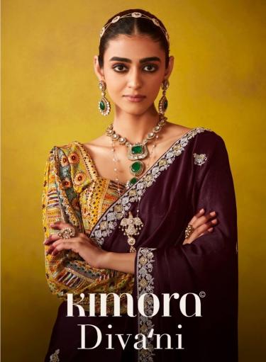 kimora divani fancy luxurious hit design sarees for women