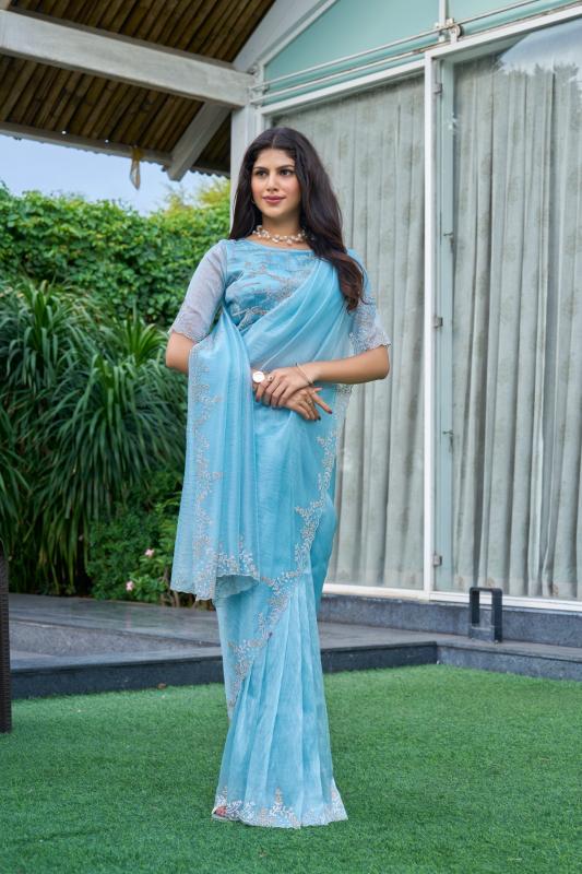 mehek saree 814a-814e latest supreme Organza zarkan work party wear women saree