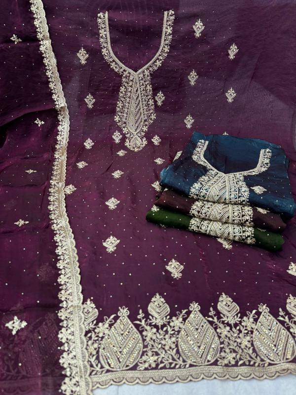 pr vinita fendy satin embroidery elegant salwar kameez 