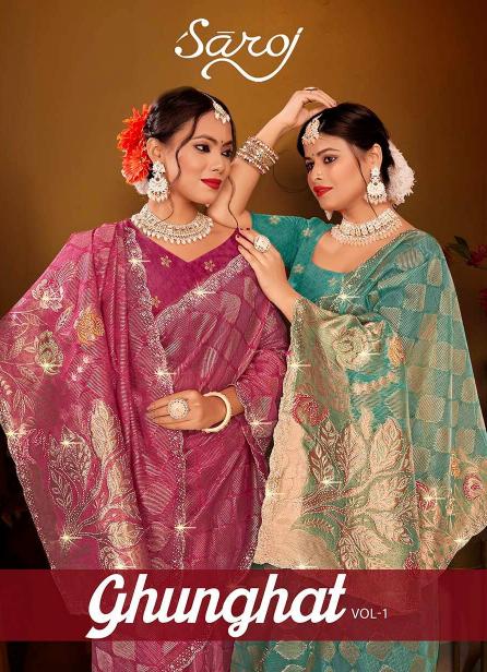 Saroj Ghunghat Jharkan Vol.1 Silk saree 