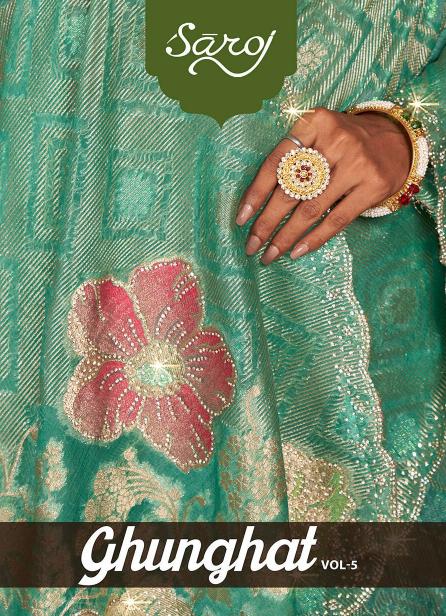 Saroj Ghunghat Jharkan Vol.5 Silk saree 