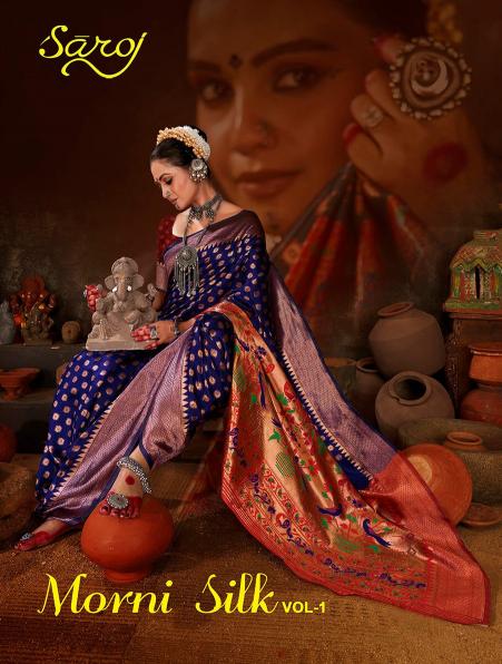 Saroj Morni silk Vol.1 Soft Paithani silk