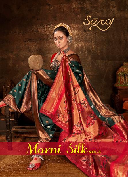 Saroj Morni silk Vol.3 Soft Paithani silk