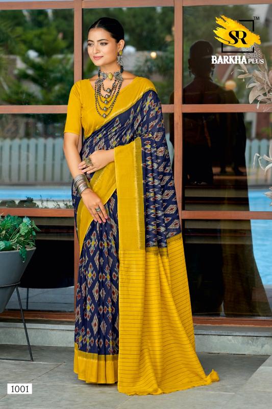 barkha hits by sr mul mul cotton gorgeous look hit design saree 