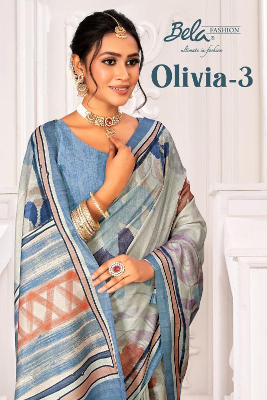 bela fashion launch olivia vol 3 manipuri digital print regular wear fancy sarees