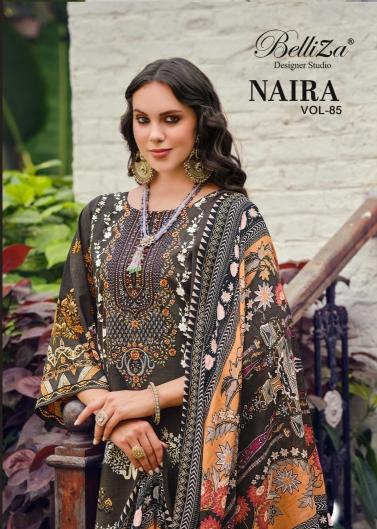 belliza designer naira vol 85 cotton womens indian pakistani salwar kameez set