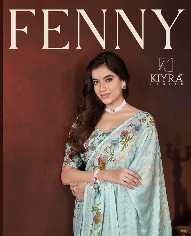 fenny by kiyra dull moss hit design summer beauty saree supplier 
