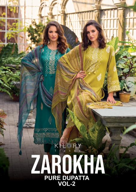 kilory trends zarokha vol 2 jam cotton fancy dress material