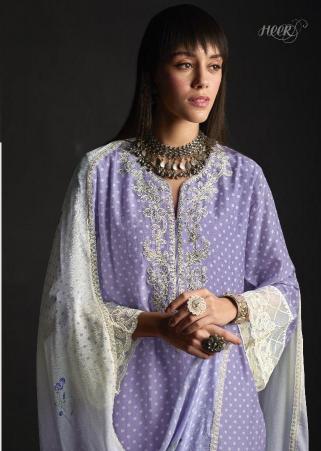 kimora launch heer love 190 muslin fashionable unstitch 3pcs dress   