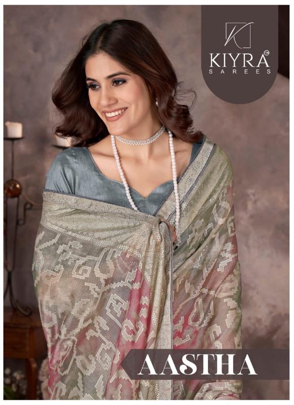 kiyra aastha chiffon brasso shop trendy sarees online at affordable prices
