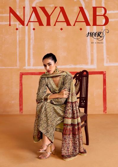 nayaab by kimora muslin soft banarasi unstitch pretty look suit 