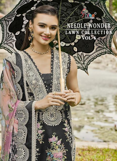 needle wonder lawn collection vol 6 by shree fabs cotton comfortable pakistani suit