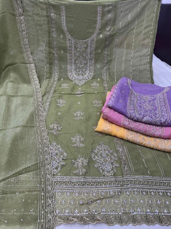 pr yamini exclusive designer crunchy silk salwar suit for every occasion 