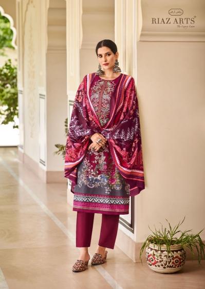 riaz arts mohabbat karachi lawn bollywood style pakistani salwar suit set 