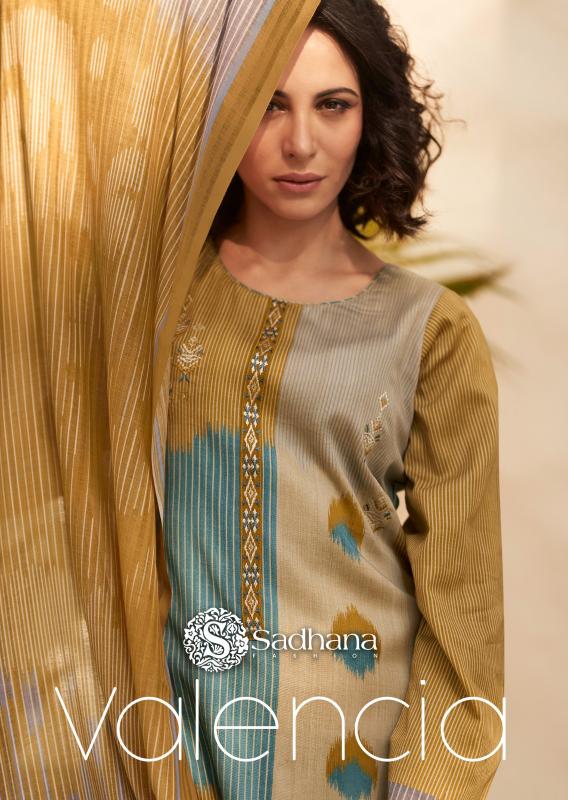sadhana valencia jam cotton gorgeous look salwar kameez 
