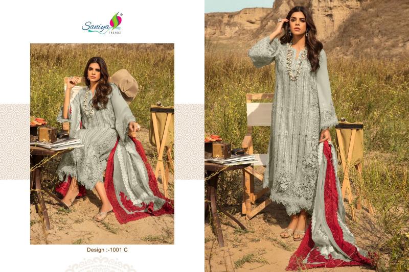 saira shakira vol 1 by saniya trendz cotton chikankari pakistani dresses