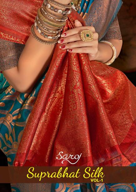 Saroj Suprabhat silk vol.1 soft silk saree 
