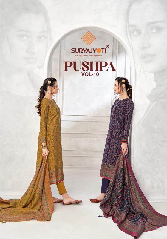 suryajyoti pushpa VOL 10 modal print comfortable unstitch salwar suit 