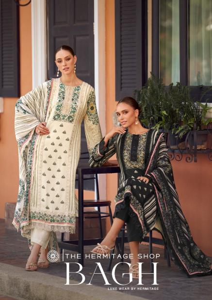 the hermitage bagh vol 1 jam satin classy look fancy salwar kameez