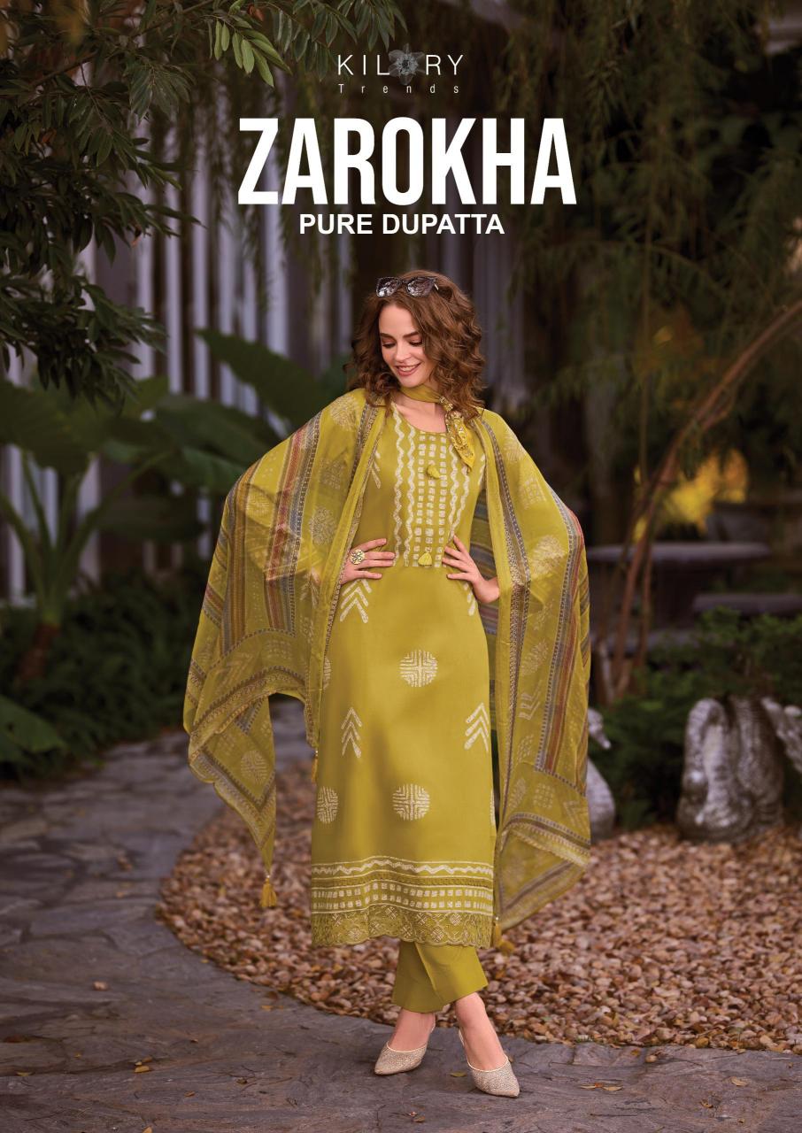 zarokha vol 1 by kilory trends stylish jam cotton salwar suit set 