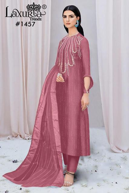1457 by laxuria trendz readymade burberry designer 3pcs dress online 