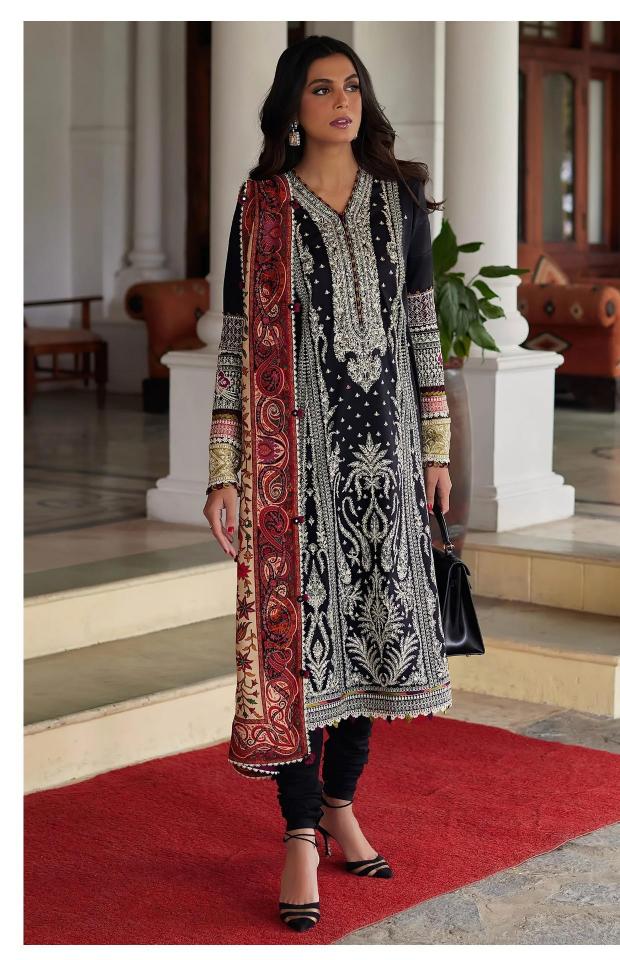 al khushbu 6033 fox georgette modern pakistani dress material supplier 