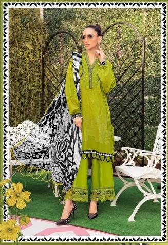 alzohaib az 1100 abcd cotton stylish look modern pakistani suit 