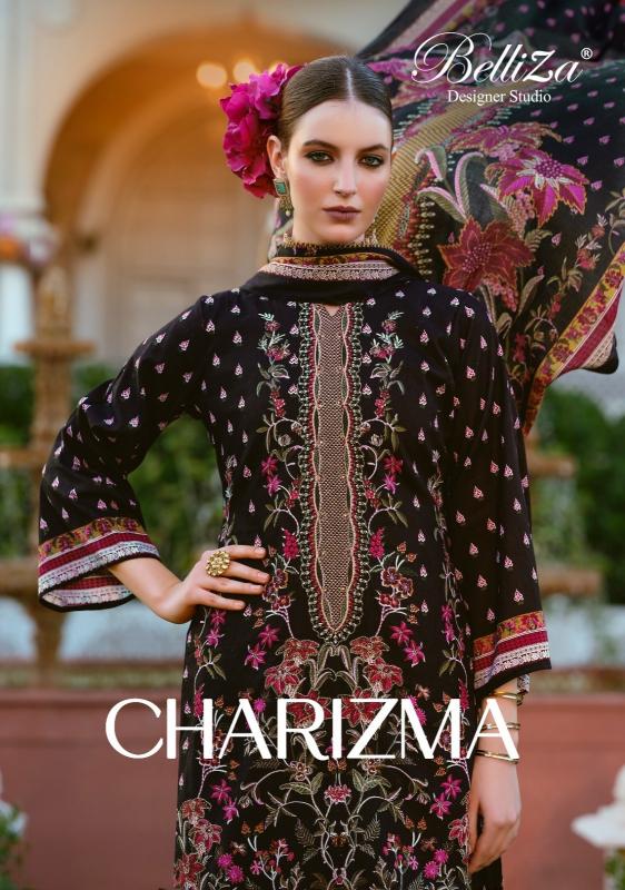 belliza designer charizma cotton modern pakistani dress material online 