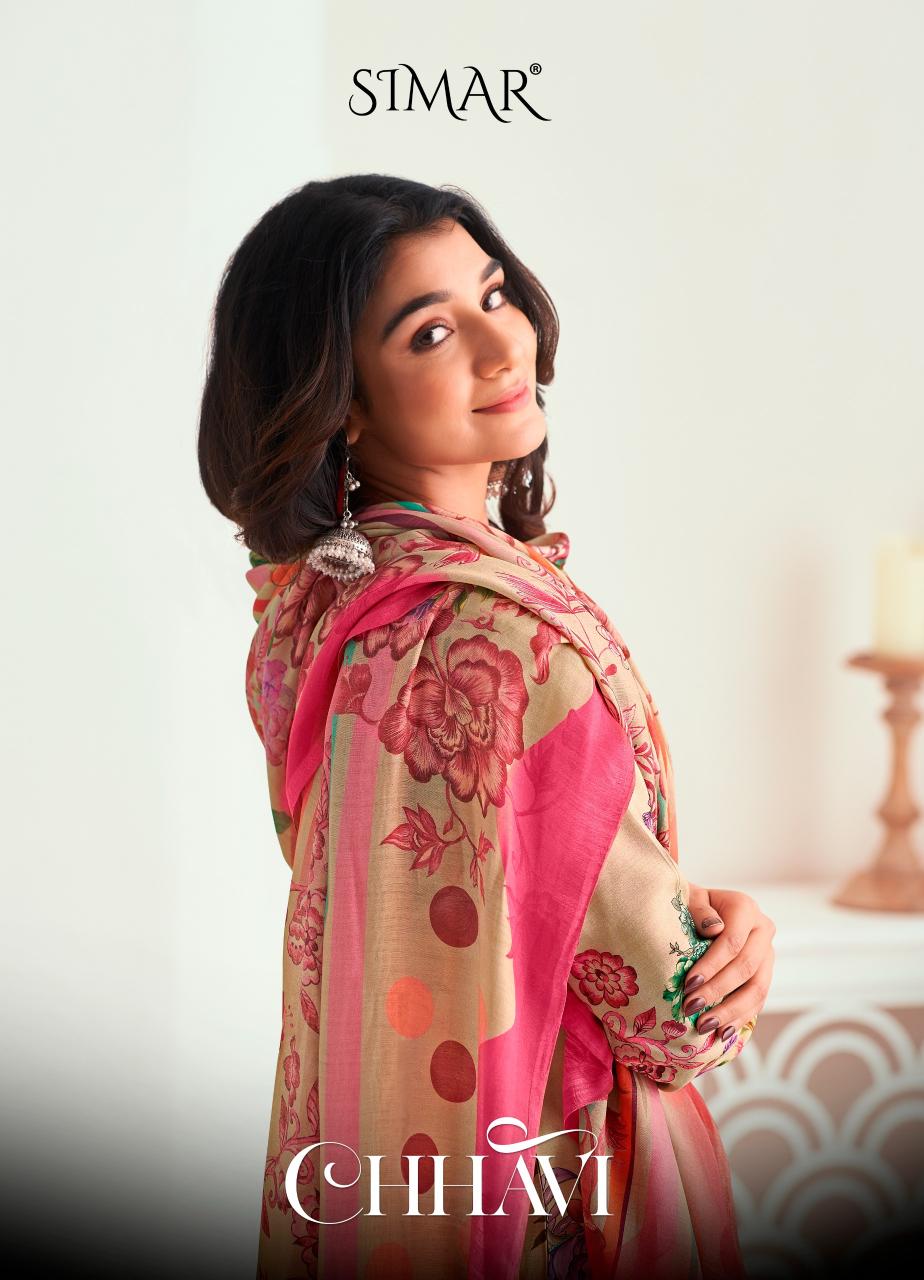 chhavi by glossy gorgeous look model muslin salwar kameez 