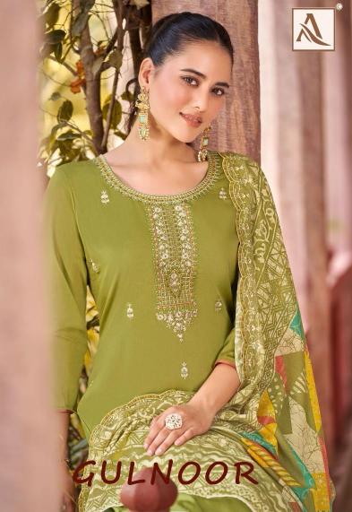 gulnoor by alok zam cotton solid design pakistani unstitch suits 