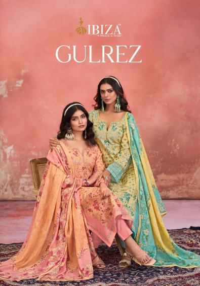 gulrez by ibiza linen popular design dress material exports 