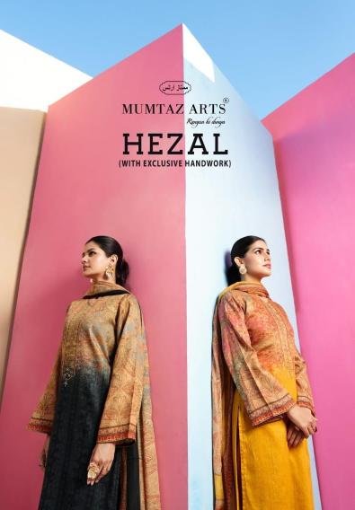 hazel by mumtaz arts jam satin hit design unstitch 3pcs dress