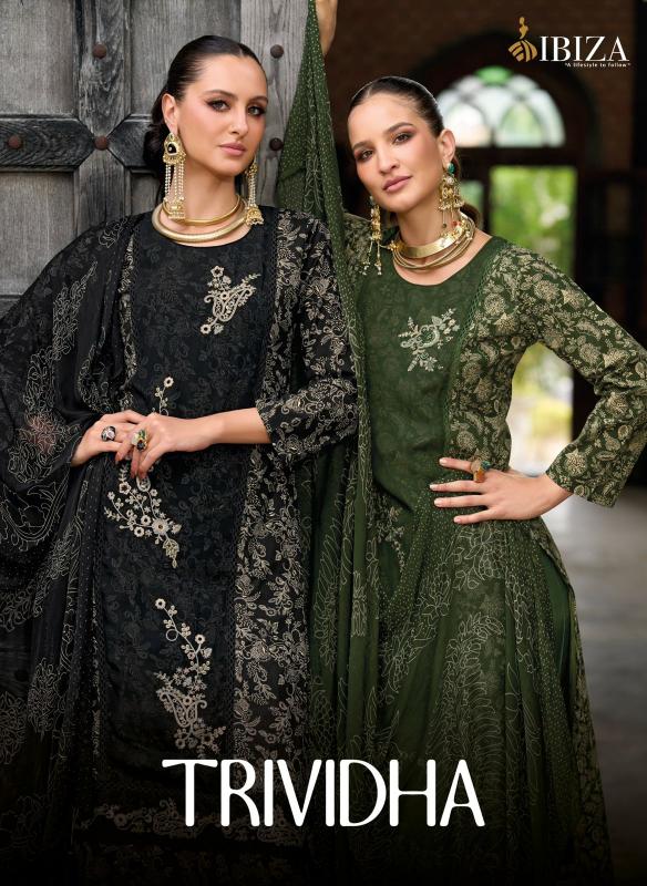 ibiza trividha camric cotton traditional wear salwar kameez 