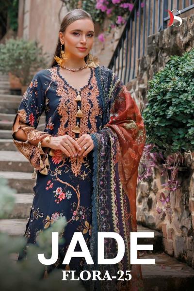 jade flora vol 25 by deepsy suits viscose rayon pakistani suits online 