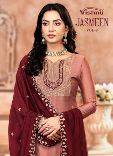 jasmeen vol 2 by vishnu vichitra silk shop trendy dress material 