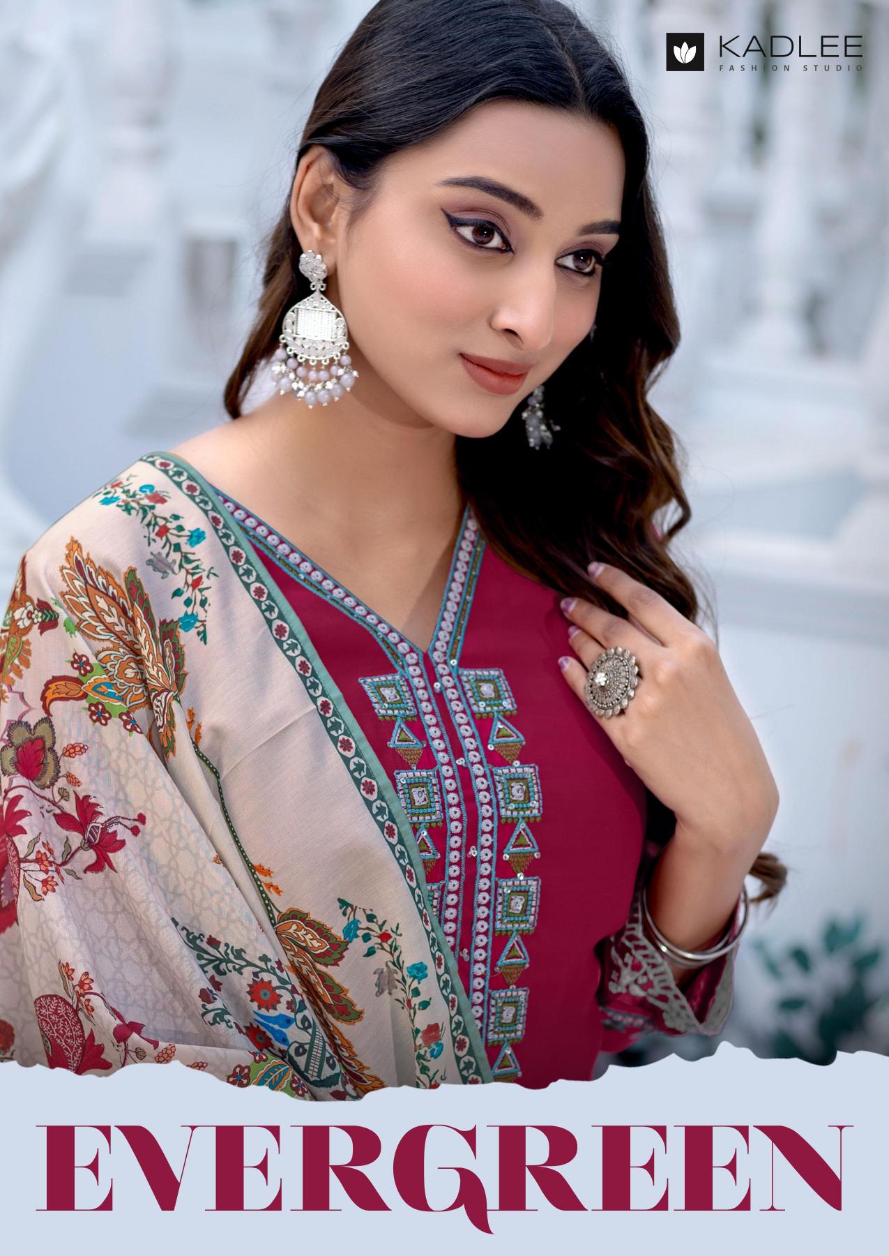 kadlee evergreen wholesale ladies suits supplier in surat ahmedabad 