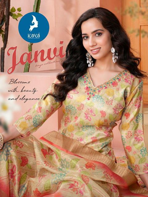 kaya janvi 3 pc concept with straight cut readymade suits 