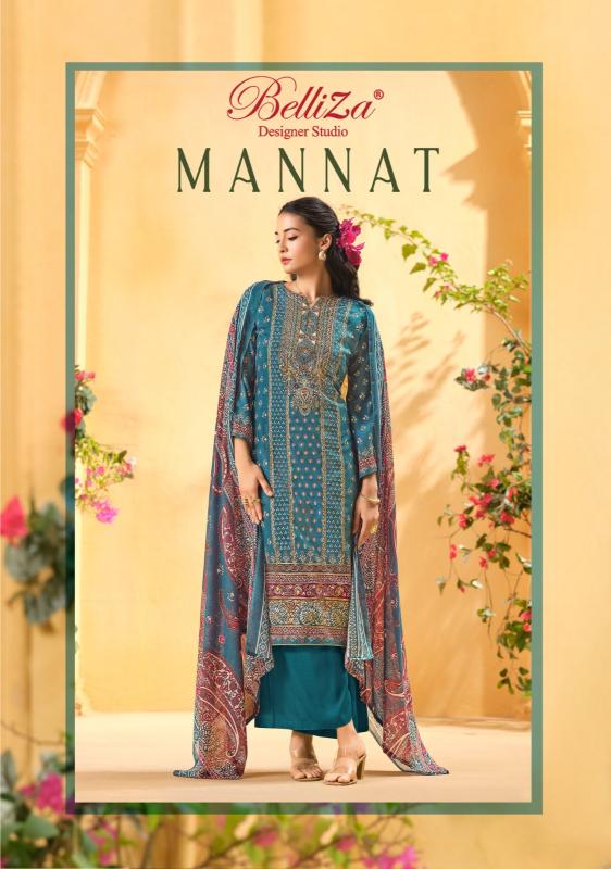 mannat by belliza designer viscose rayon modern pakistani suits 