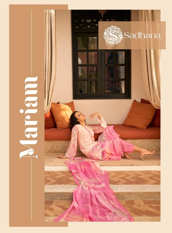 mariam by sadhana fashion muslin silk fashionable 3pcs dress 
