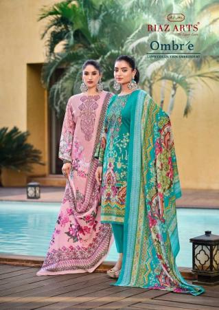 ombre by riaz arts karachi lawn pakistani eid special salwar kameez