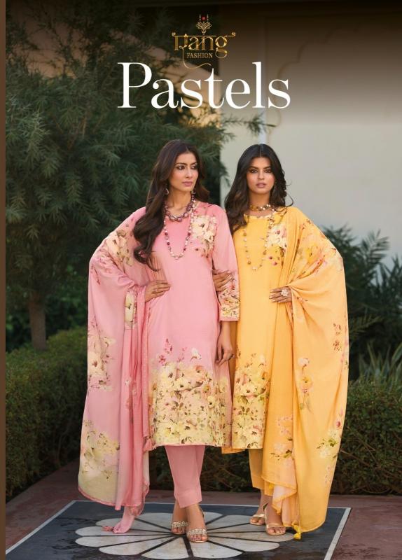pastels by rang fashion viscose muslin attractive look dress material 