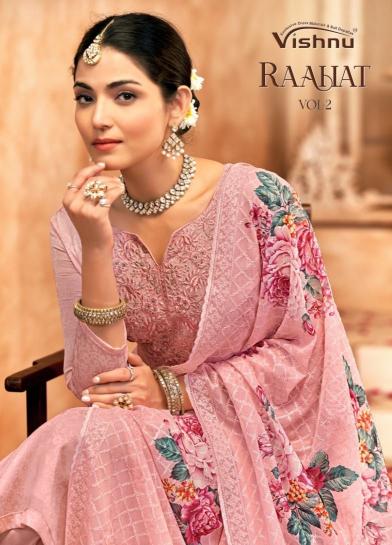 raahat vol 2 by vishnu hit design simmer georgette unstitch suit online 