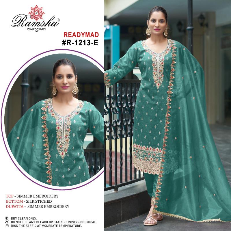 ramsha 1213 nx efgh simmer readymade modern salwar suit set