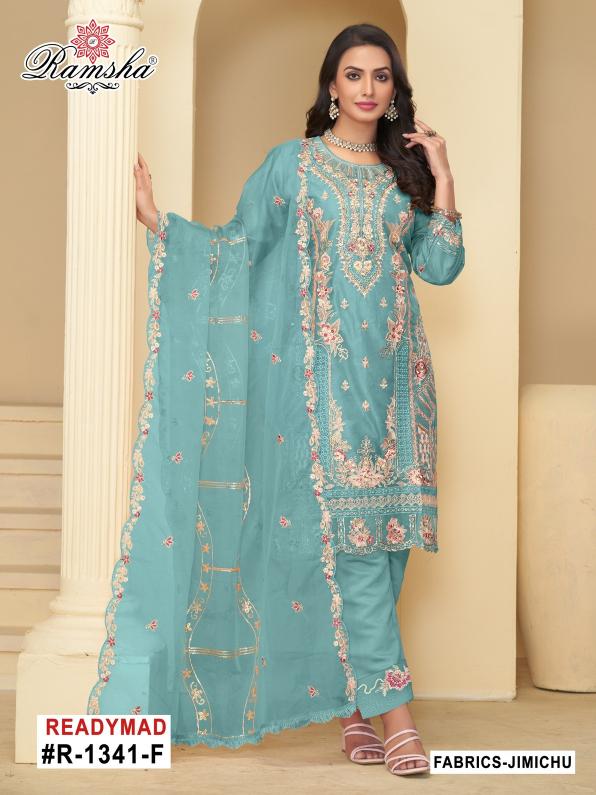 ramsha 1341 nx readymade jimi chu modern pakistani 3pcs dress