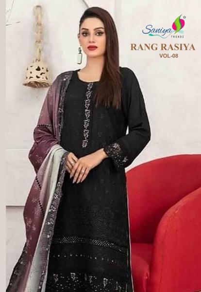 rangrasiya by saniya trendz cotton comfortable pakistani suits 
