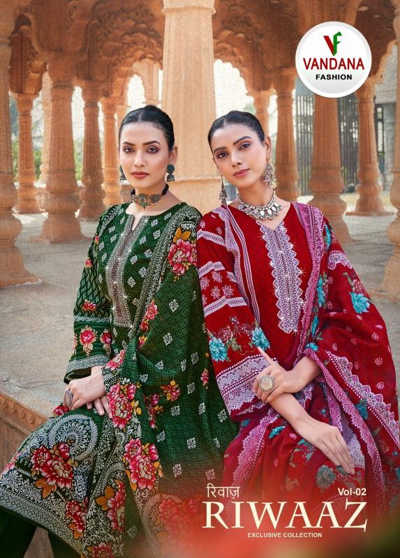 riwaaz vol 2 by vandana fashion cotton modern pakistani suits 
