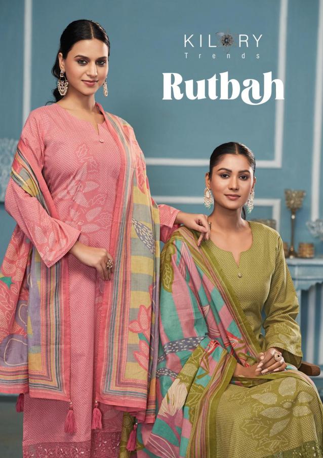 rutbah by kilory trends lawn cotton comfortable dress material 