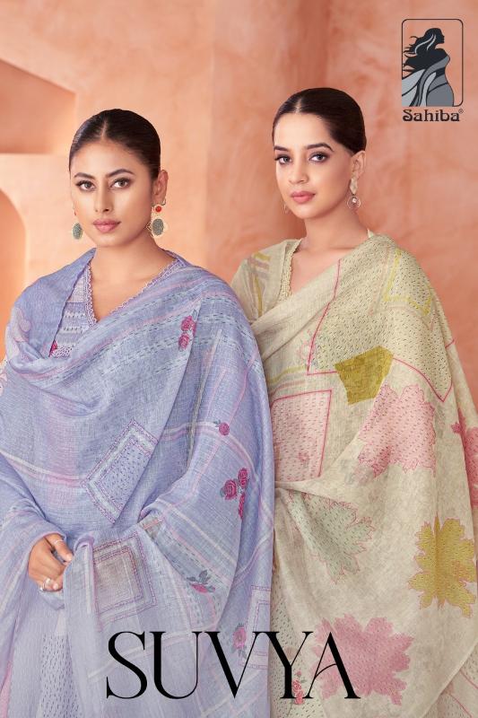 suvya by sahiba cotton lawn fashionable dress material online 